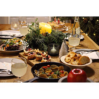 ルミナラ/キャンドル/クリスマスディナー/イッタラ/セリアの雑貨...などのインテリア実例 - 2019-12-23 13:35:03