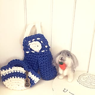 棚/okuri さんの編み編み/okuriさんの素敵便❤︎/okuriさんの作品/すてき便♡...などのインテリア実例 - 2017-07-06 11:26:11