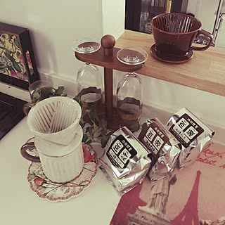 キッチン/珈琲♡/朝のひととき/みなさまに感謝する日々/皆さんのお陰で毎日Happy!...などのインテリア実例 - 2017-06-27 08:35:03