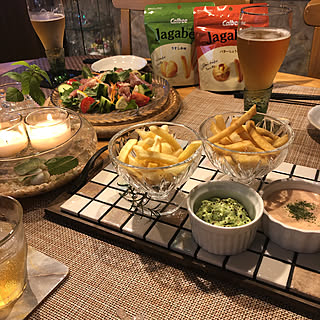 家族飲み/家飲み/Jagabee/おうち時間/机...などのインテリア実例 - 2020-08-21 22:18:54