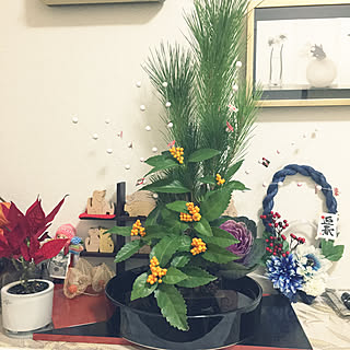 しめ縄/お正月飾り/今年もよろしくお願いします♡/明けましておめでとうございます♡/旦那さんの実家のインテリア実例 - 2018-01-01 23:17:24
