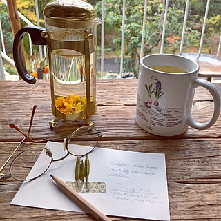 ハーブティー/ハーブ大好き/花のある生活/一人暮らし/お気に入り...などのインテリア実例 - 2020-02-03 22:12:22