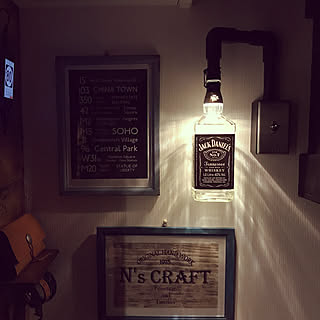 インダストリアル ジャックダニエルのインテリア実例 Roomclip ルームクリップ