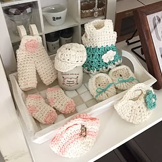 RCの出会いに感謝♡/素敵すぎる便♡/okuri さんの作品/okuri さんの編み編み/長文失礼いたします!...などのインテリア実例 - 2017-06-16 17:36:31