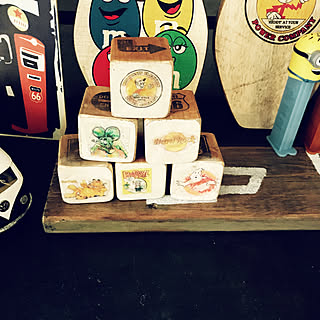 玄関/入り口/GarageDDさんを参考にしてます/キューブアレンジ/男前/アメリカンポップ...などのインテリア実例 - 2018-04-13 12:10:41