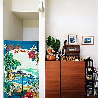 のれん ハワイアンのインテリア実例 Roomclip ルームクリップ