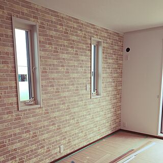 壁 天井 レンガ調壁紙のインテリア実例 Roomclip ルームクリップ