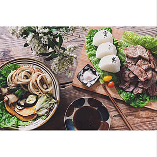 焼肉/馬酔木/テーブルコーディネート/小鹿田焼/トロリーテーブル...などのインテリア実例 - 2019-04-13 01:20:34