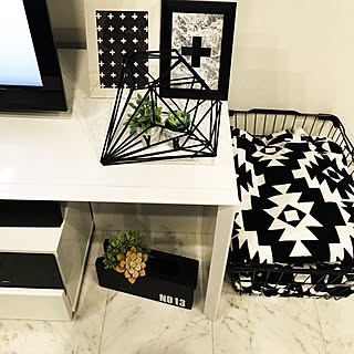 棚/白黒インテリア/モノトーンインテリア/白黒/モノトーン...などのインテリア実例 - 2016-05-25 21:25:44