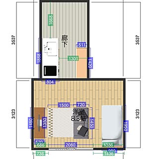 間取り 間取りtouch のインテリア実例 Roomclip ルームクリップ