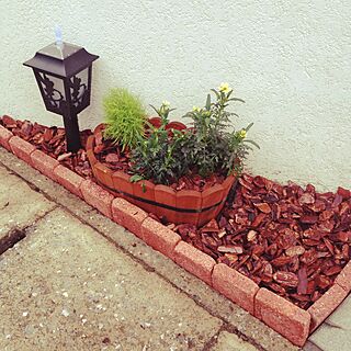 門柱 門柱回りを可愛くしたい のインテリア実例 Roomclip ルームクリップ