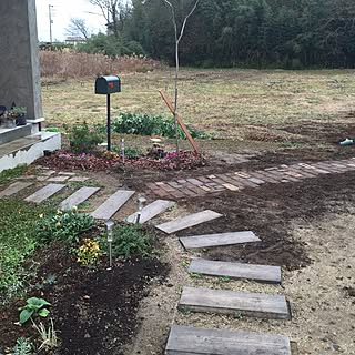 アンティークレンガ 庭作りのインテリア実例 Roomclip ルームクリップ