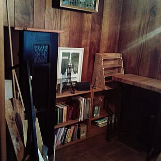 部屋全体/アトリエ改造中…まだ終わらない。/リフォーム/DIYがんばります!/セルフリフォーム...などのインテリア実例 - 2014-03-18 08:07:46