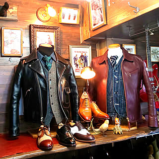 Y2leather/服と暮らす/トルソーのある暮らし/靴収納/ライダースジャケット...などのインテリア実例 - 2020-09-13 20:08:35