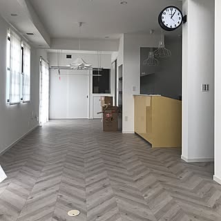 部屋全体/ノーマンコペンハーゲン/両面時計/黄色いキッチン/トクラスベリー...などのインテリア実例 - 2017-07-03 22:03:14