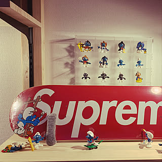 スマーフ Supremeの商品を使ったおしゃれなインテリア実例 Roomclip ルームクリップ