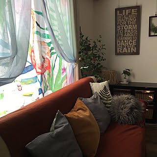 カーテンで簡単模様替えのインテリア実例 Roomclip ルームクリップ