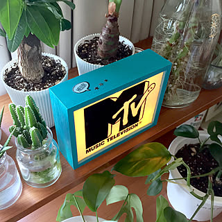 机/プチDIY/ターコイズブルー/セリアアクリル絵の具/GarageDD さんのプレ企画/ミニミニサイン...などのインテリア実例 - 2017-08-04 15:49:02