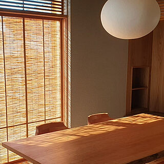 ダイニング/Japanese style/Japanesemodern/Dining Room/簾戸(すど)...などのインテリア実例 - 2022-01-06 17:03:12