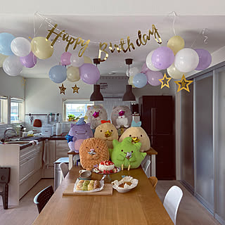 誕生日飾り付け すみっコぐらしのインテリア実例 Roomclip ルームクリップ