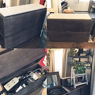 机/配線隠しDIY/配線/いつもいいねやコメありがとうございます♡/いいね!押し逃げばかりでごめんなさい。...などのインテリア実例 - 2017-05-19 13:47:26
