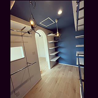 ウォークインクローゼット 扉なしのインテリア実例 Roomclip ルームクリップ