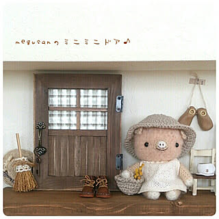 棚/18.4.18/ぶらりん同好会/迷走系インテリア/ミンネ展示中♪...などのインテリア実例 - 2018-04-18 13:10:57