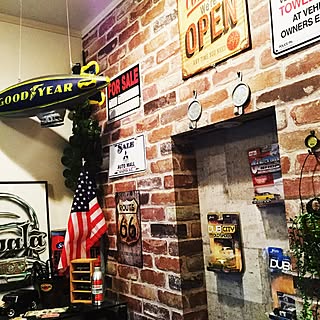玄関/入り口/GOODYEAR/アメリカン雑貨/いいね!ありがとうございます♪/フォローありがとうございます☆...などのインテリア実例 - 2016-01-18 09:09:23