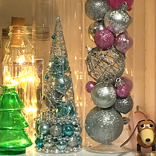 100均/ハンドメイド/セリア/セリアでクリスマス/雑貨...などのインテリア実例 - 2019-12-03 23:44:01