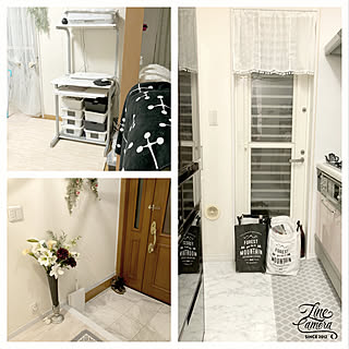 部屋全体/ブラック希望/ホワイト希望/山善/山善ペール缶収納スツールモニター応募...などのインテリア実例 - 2018-01-11 22:30:36