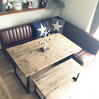 ナチュラルキッチン/サリュ/L字ソファ/カフェ風インテリア/カウチソファー...などのインテリア実例 - 2019-11-17 14:55:19