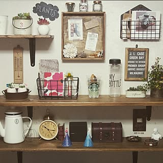 棚/IG→ryohrkw/アナとエルサ♡/みにみにアルパカ♡/nohana...などのインテリア実例 - 2015-04-01 22:31:50