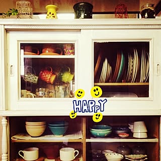 女性の、3LDK、の「棚」についてのインテリア実例