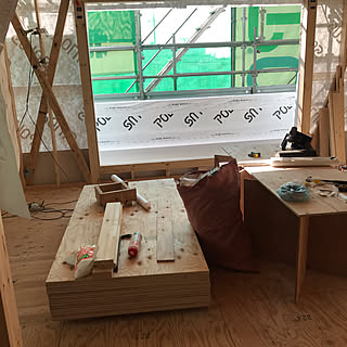 二世帯住宅で玄関１つ/二世帯住宅新築中/二世帯同居/いいね、フォロー本当に感謝です♡/POLUS...などのインテリア実例 - 2020-02-24 19:06:12