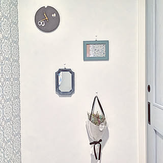 100均DIY/hanahane/ミナペルホネン/ファブリック時計/ブーケ...などのインテリア実例 - 2019-11-22 11:32:33