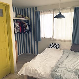 子供部屋 オープンクローゼットのインテリア実例 Roomclip ルームクリップ