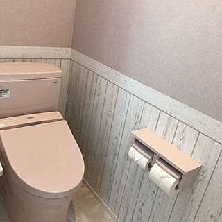 Totoトイレ ピンクのトイレのインテリア実例 Roomclip ルームクリップ