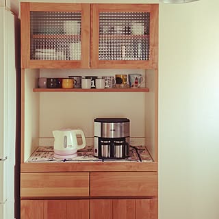 棚/食器棚/T-faL/THERMOS/コーヒーメーカー...などのインテリア実例 - 2014-08-21 13:59:00