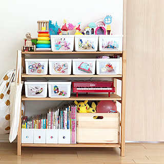 おもちゃ収納 リビングのキッズスペースのインテリア実例 Roomclip ルームクリップ