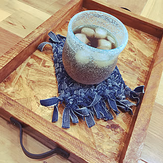 カフェトレイ/コースター/琉球グラス/ハンドメイド/DIY...などのインテリア実例 - 2018-08-16 11:40:01