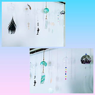 手作り 風鈴祭りのおしゃれなアレンジ 飾り方のインテリア実例 Roomclip ルームクリップ