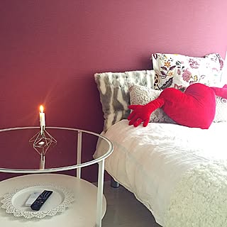 赤 ベッドのインテリア実例 Roomclip ルームクリップ