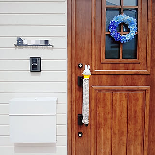 玄関 入り口 西日対策のインテリア実例 Roomclip ルームクリップ