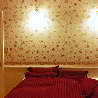 薔薇の壁紙のインテリア実例 Roomclip ルームクリップ