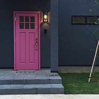 ピンクのドアのインテリア実例 Roomclip ルームクリップ