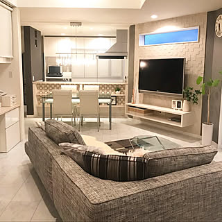 女性の、、の「部屋全体」についてのインテリア実例