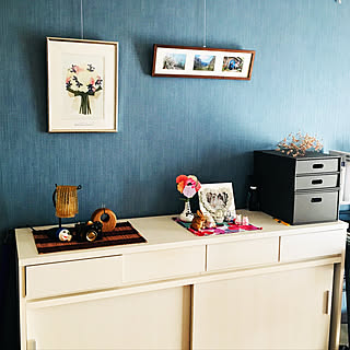 サンゲツ壁紙 ブルーグレーのインテリア実例 Roomclip ルームクリップ