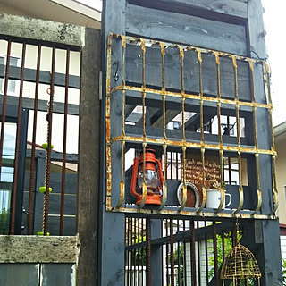 鉄格子のインテリア実例 Roomclip ルームクリップ