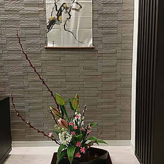 部屋全体/エコカラットの壁/季節感を大切にしたい/シンプルライフ/感謝♡感謝♡感謝♡...などのインテリア実例 - 2018-01-13 22:21:26
