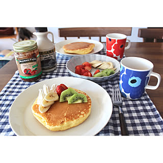 くらしの一コマ/暮らしを楽しむ/パンケーキ/お皿/ittala...などのインテリア実例 - 2020-02-10 08:21:48